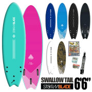 【送料無料】 ソフトボード ストームブレード スワローテールサーフボード 6’6 STORM BLADE 6ft6 SWALLOW TAIL SURFBOARD ソフトサーフボード初心者 中級 上級 おすすめ