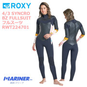 ROXY ロキシー レディース フルスーツ 4/3 SYNCRO BZ FULLSUIT RWT224701