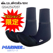 QUIKSILVER MARATHON SESSIONS 4mm×3mm SURF SOCKS QSA234705T