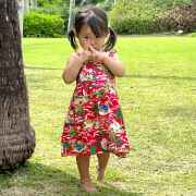 子供服ハワイアン サンタクロース ワンピース ハワイアン 波乗り