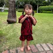 キッズ アロハシャツ パンツ 上下セット ハワイアン キッズウェア