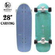 WOODY PRESS 28インチ スケートボード サーフスケート コンプリート