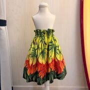 子供服ワンピースアンスリウムハワイアンキッズワンピース