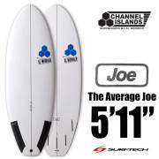 サーフボード　CHANNEL ISLANDS　チャンネルアイランド　SURFTECH AVERAGE JOE 5'11/エポキシ