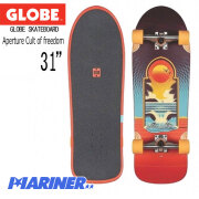 スケートボード コンプリート 31インチ デッドクックス×グローブ バーナー カルト オブフリーダム