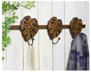 CARVING HOOK カービングフック3連 /ハワイアンインテリア インテリア小物・雑貨