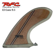 Rainbow fin El Gato Wood 9.5 エルガト レインボーフィン