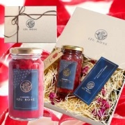 ばらジャム オリジナル箱 バラ入り梱包 ギフト 伊豆産 薔薇ジャム バラジャム IZU ROSE ドフトボルケ バレンタイン ホワイトデー ギフト プレゼント ローズ ジャム瓶 ティー ご褒美 母の日 感謝 贈物 贈答品 お礼 女性 静岡県