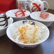 マリーナオリジナルお皿 サラダボウル モンステラ柄 2カラー