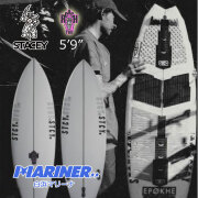 ショートボード 5'9" ステーシー サーフボード ローチ 2 STACEY SURFBOARDS ROACH TWO