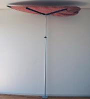 アルミポール・ツッパリ君ショート/スノボー/スケート用セット( 固定平行アーム )/サーフボードラック