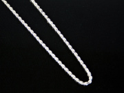 ハワイアンジュエリー カットフレンチロープチェーン3mm(50cm)