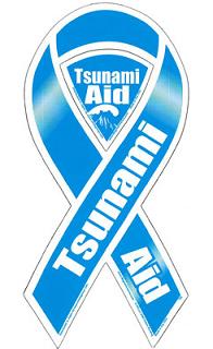 リボンマグネット ツナミ パールブルー Lサイズ