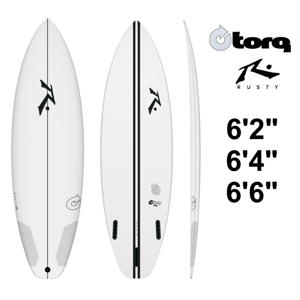 TORQ SurfBoardトルクサーフボード Rusty Tec SD 6'2 6'4 6'6