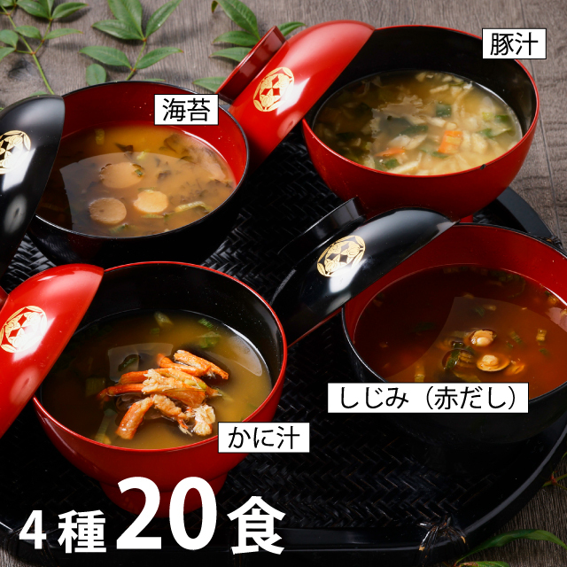 【贅沢味噌汁20食】