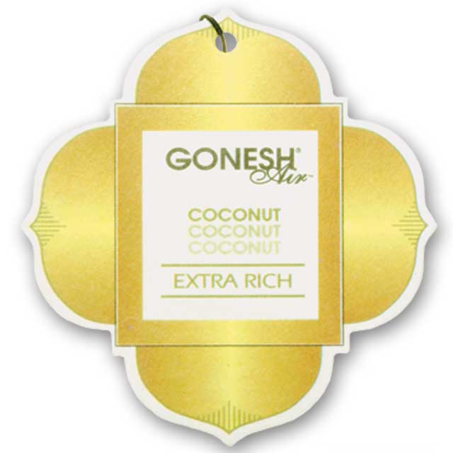 GONESH PAPER AIR FRESHENERS COCONUT