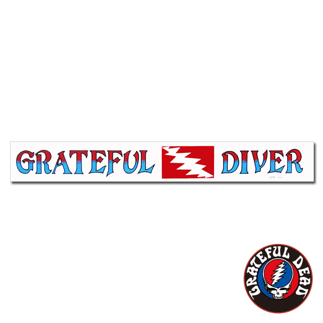 GRATEFUL DIVER BUMPER STICKER