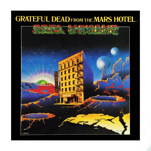 MARS HOTEL STICKER