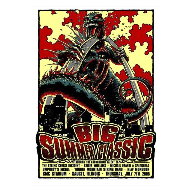 BIG GODIZILLA SAUGET DCS POSTER