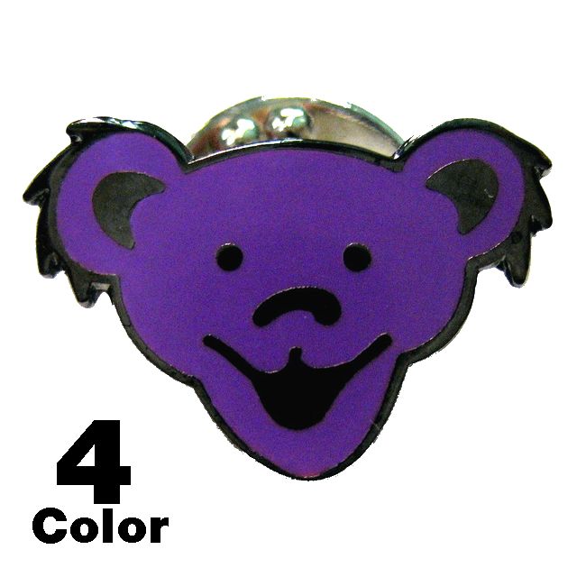 BEAR HEAD ENAMEL PIN