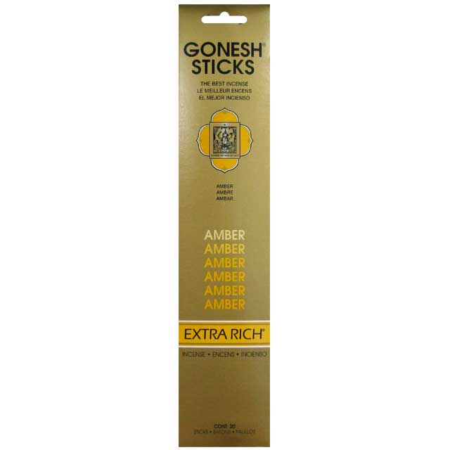 GONESH STICKS AMBER