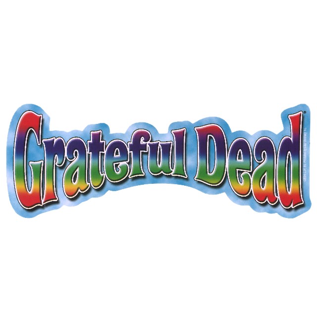 グレイトフルデッド レインボー ロゴ ステッカー ステッカー / GRATEFUL DEAD RAINBOW LOGO STICKER