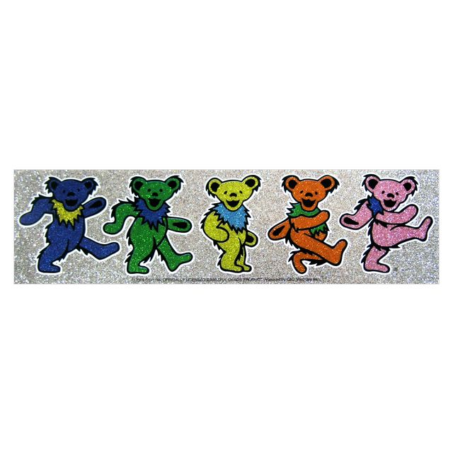 GD DANCING BEARS STRIP STICKER SV