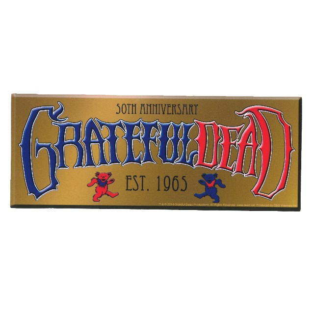 グレイトフルデッド 50周年 ステッカー / GD 50TH ANNIVERSARY STICKER