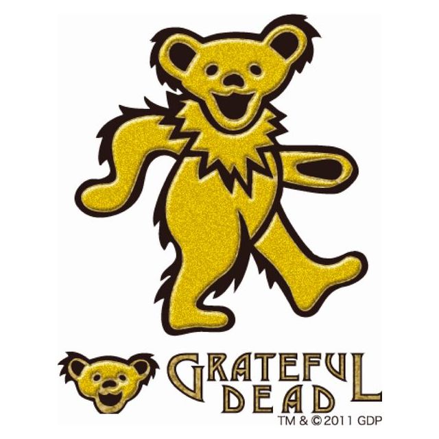 GD DANCING BEAR RUB ON STICKER B GO