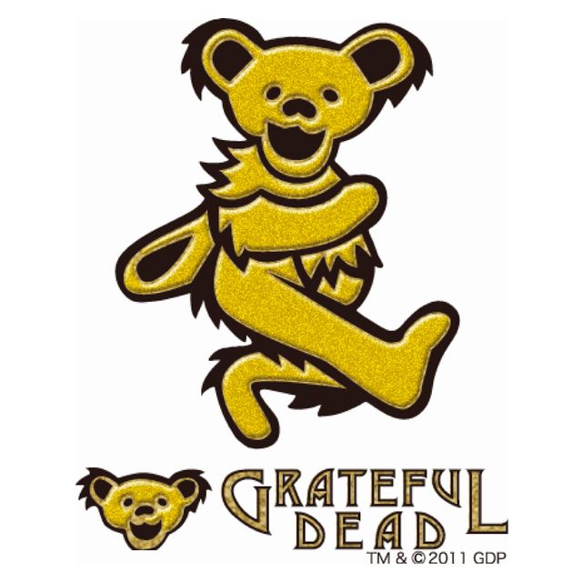 GD DANCING BEAR RUB ON STICKER D GO