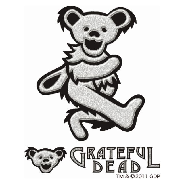 GD DANCING BEAR RUB ON STICKER D SV