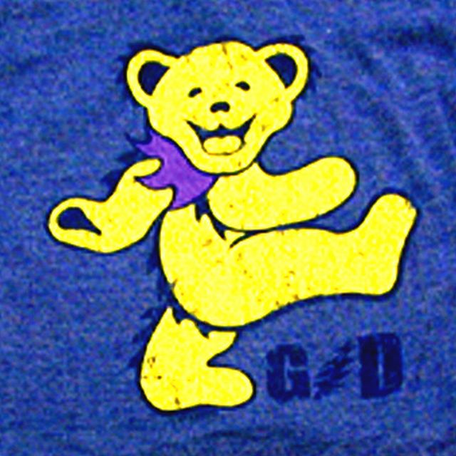 YELLOW DANCING BEAR YTH RGR T