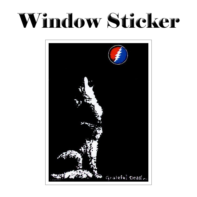 GD WOLF WINDOW STICKER