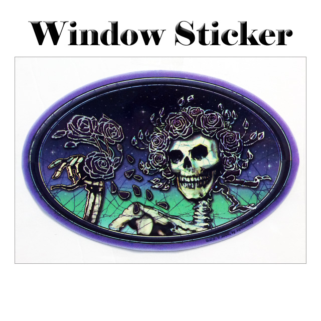 SKULLROSE WINDOW STICKER