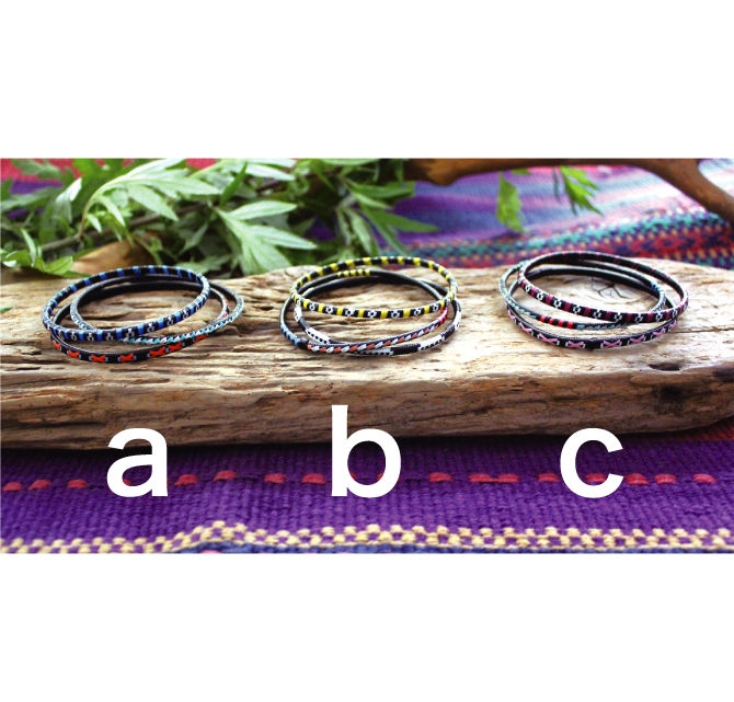 MALI BANGLE SMALL 3SET / RECYCLED PLASTIC MATS