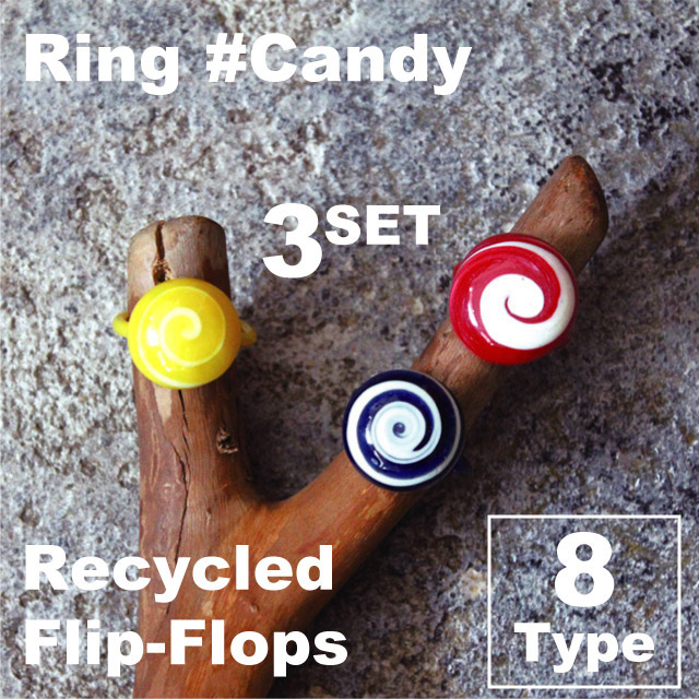 RECYCLED PLASTIC RING / FLIP-FLOPS