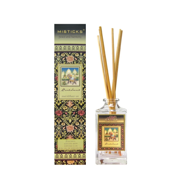 【MISTICKS】ミスティックス　リードディフューザー（50ml）　サンダルウッド　MISTICKS REED DIFFUSER SANDALWOOD