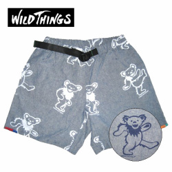 DANCING BEAR X WILD THINGS CHAMBRAY SHORTS