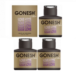 GONESH LIQUID LOVE 3PCS/ ガーネッシュ リキッド ラブ 3個セット/ AIR FRESHENER 芳香剤