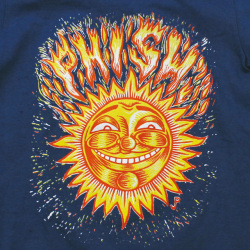 KIDS POLLOCK SUN ON BULE YOUTH T-SHIRTS