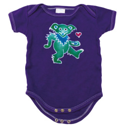 BEAR & HEART BATIK SHORT SLEEVE ROMPER BABY KID'S JUMP SUIT