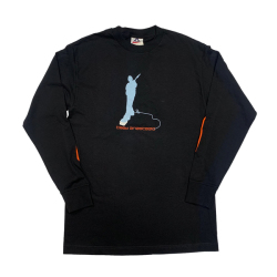 【 TREY SILHOUETTE BLACK LONG SLEEVE  】トレイ シルエット ブラック