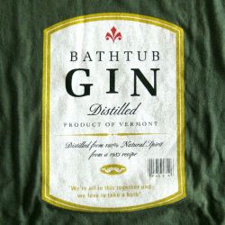 BATHTUB GIN ON MOSS