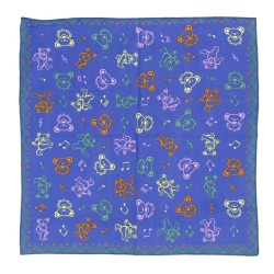 GD MUSIC BEARS BANDANA / グレイトフルデッド ミュージック ベアーズ バンダナ