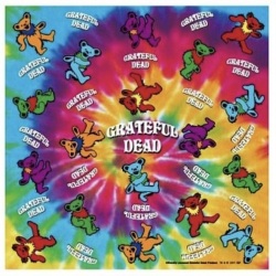 GRATEFUL DEAD TIE DYEBEAR BANDANA / グレイトフルデッド タイダイ ベアー バンダナ
