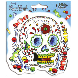 SUNNY BUICK　CANDY SKULL STICKER