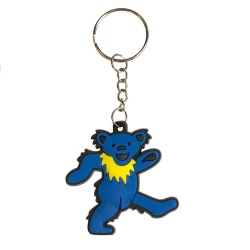 グレイトフルデッド ブルー ベアー ラバー キーリング / GD BLUE BEAR RUBBER KEYRING / デッドべア キーホルダー GRATEFULDEAD