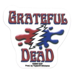 MINI GD SPLATTER BOLT STICKER / グレイトフルデッド ミニ スプラッター ボルト ステッカー