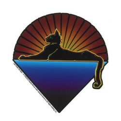 JG STAR CAT 5.5" STICKER