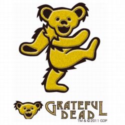 GD DANCING BEAR RUB ON STICKER E GO